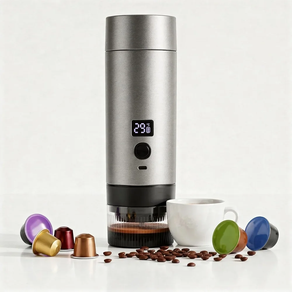 ☕ Máquina De Café Expresso Portátil 3 Em 1 20 Bar Usb-c