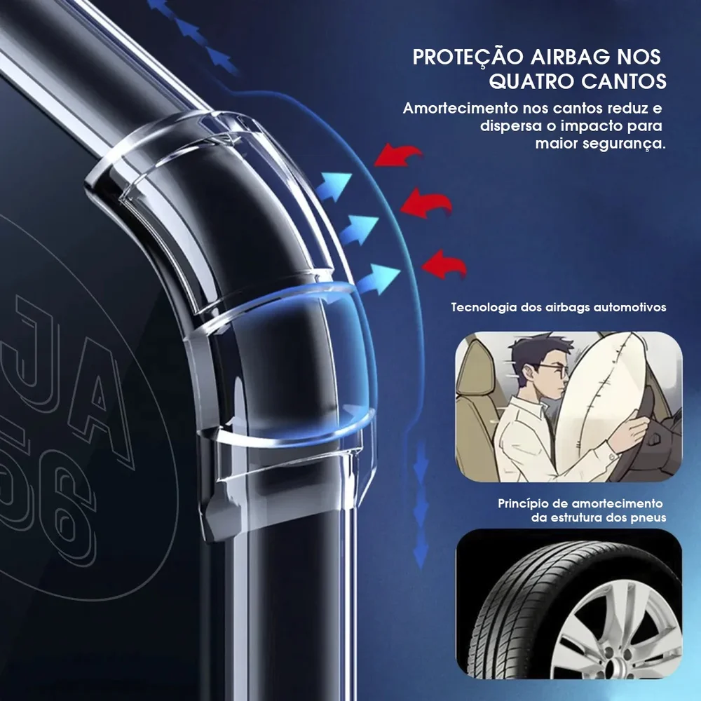 Imagem 4 de 5 do produto Capa Capinha Anti Impactos Para Realme C73 Transparente