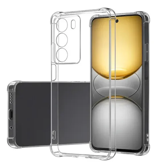 Imagem 5 de 5 do produto Capa Capinha Anti Impactos Para Realme C73 Transparente