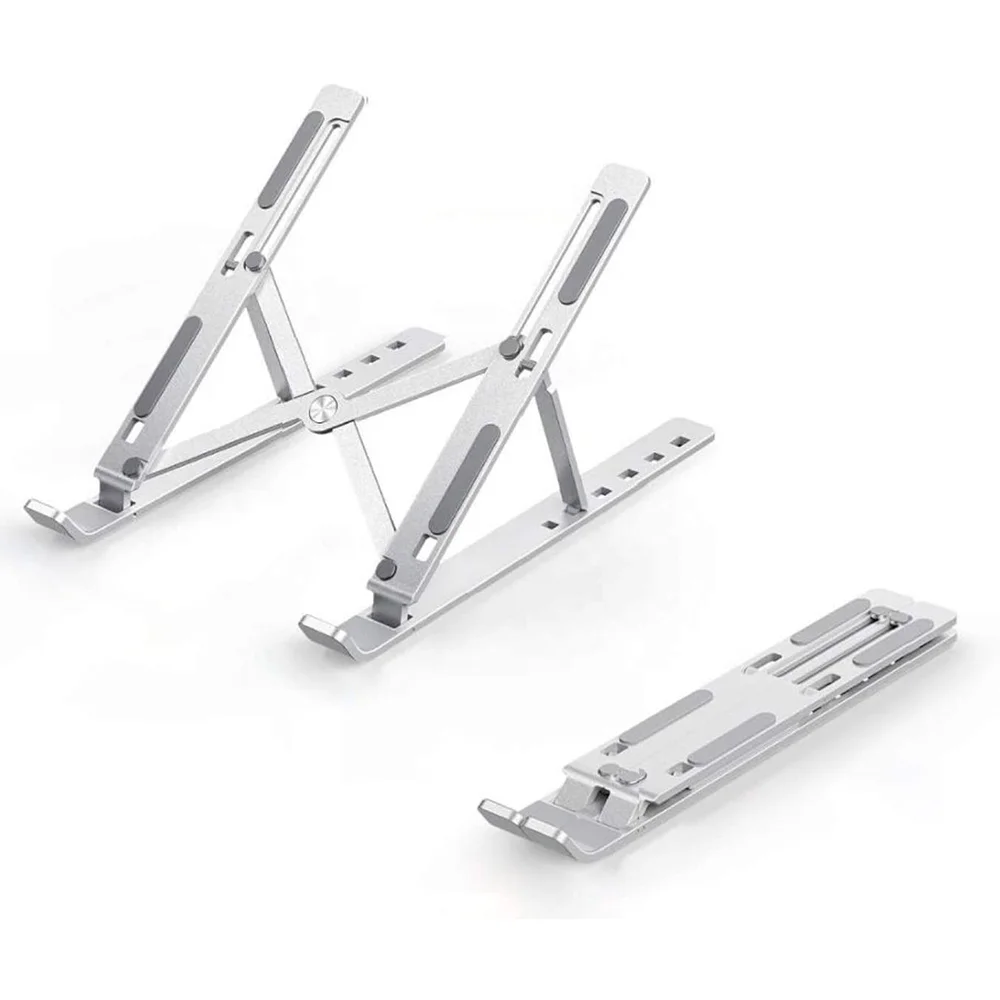 Imagem 3 de 5 do produto Suporte Dobrável Portátil De Alumínio Para Notebook E Macbook 10" A 16"