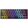 Teclado Mecânico Gamer Xtrike Me Gk-985p Pudding, Rainbow, Switch Blue, Iso, 60%, Preto