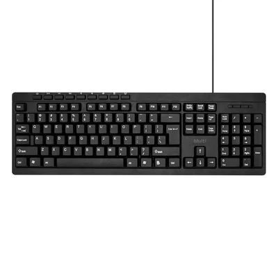Teclado Com Fio Usb Teclas Multimídia Cabo 1.80m Multi Tc606