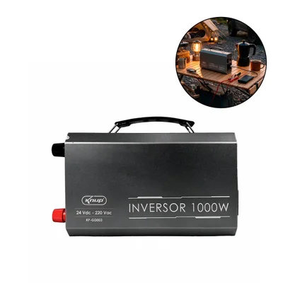 Inversor De Tensão 1000w 24v 220v Onda Senoidal Modificada