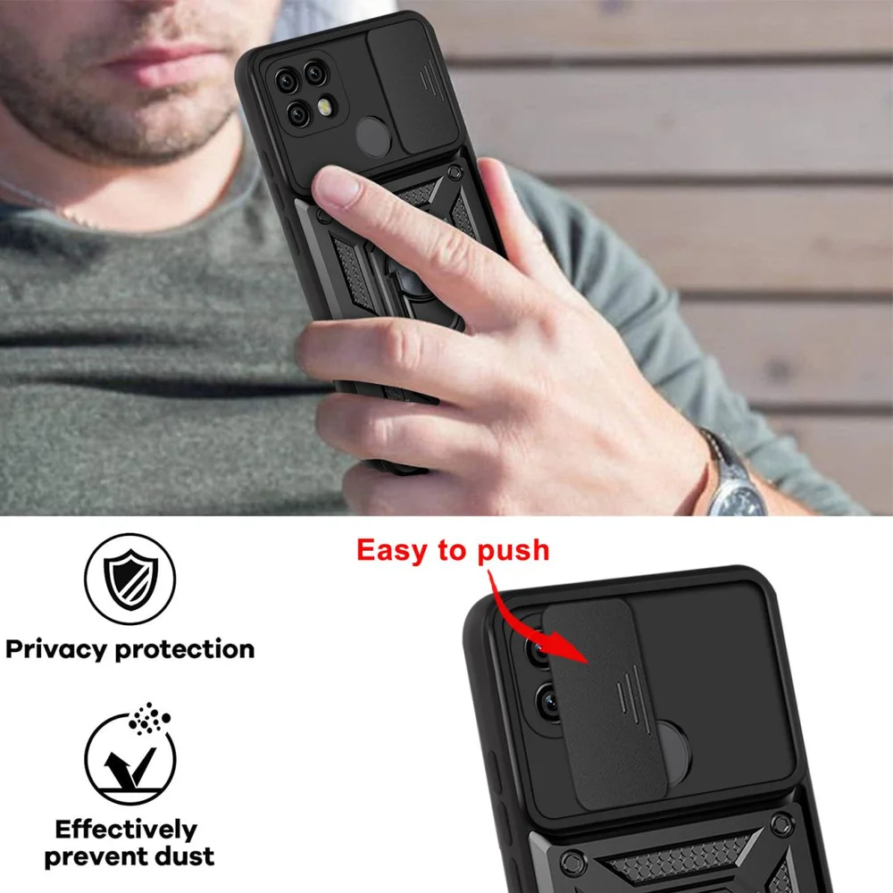 Imagem 3 de 5 do produto Capa Militar P/ Realme C20 - Capinha Case Protetora Anti Impacto Queda Armadura Resistente
