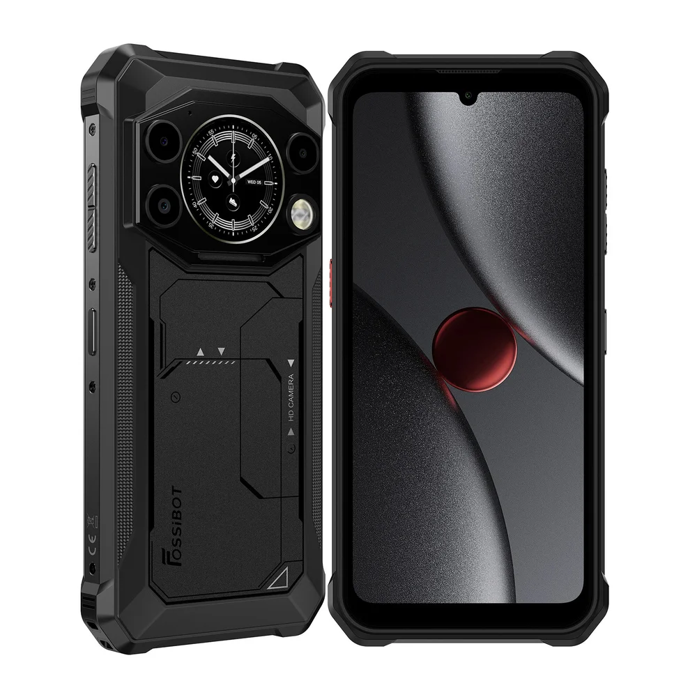 Smartphone Fossibot F117 Nfc 24gb Ram 256gb Bateria 10000mah À Prova D'água preto