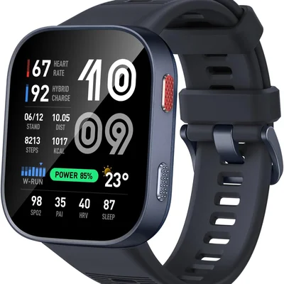 Relógio Smartwatch Amazfit Bip Max ( Azul ) Gps, Integrado AmoLED, Duração De Até 20 Dias,