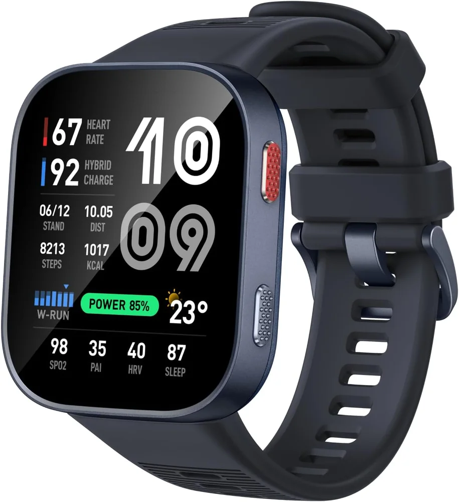 Relógio Smartwatch Amazfit Bip Max ( Azul ) Gps, Integrado AmoLED, Duração De Até 20 Dias,