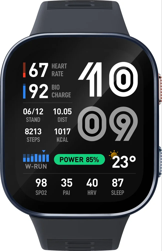 Imagem 5 de 5 do produto Relógio Smartwatch Amazfit Bip Max ( Azul ) Gps, Integrado AmoLED, Duração De Até 20 Dias,