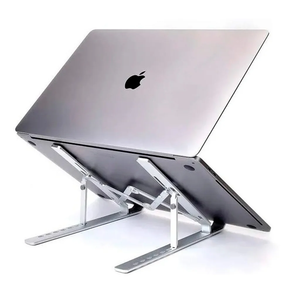 Imagem 2 de 5 do produto Suporte Dobrável Portátil de Alumínio para Notebook e MacBook 10 a 16