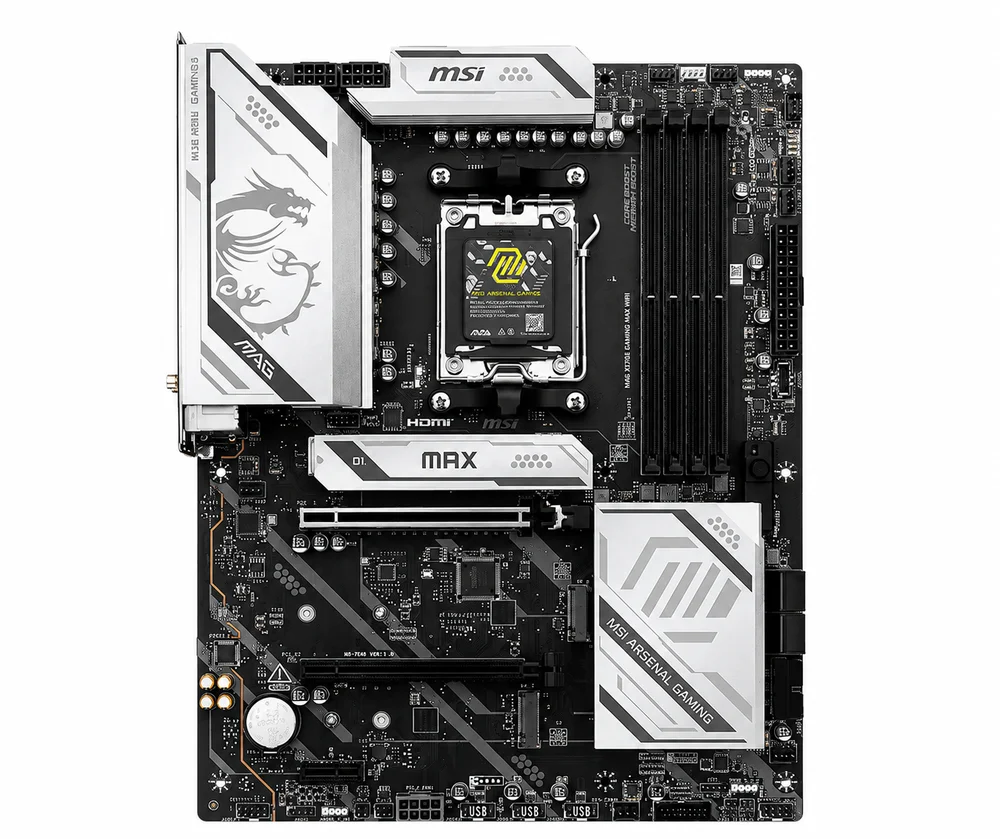 Placa Mãe Msi Mag X870e Gaming Max Wifi Ddr5 Amd 911-7e86-008 Placa Mãe Msi Mag X870e Gaming Max Wifi Ddr5 Amd 911-7e86-008