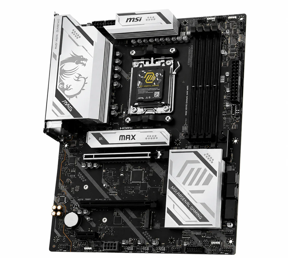 Placa Mãe Msi Mag X870e Gaming Max Wifi Ddr5 Amd 911-7e86-008 Placa Mãe Msi Mag X870e Gaming Max Wifi Ddr5 Amd 911-7e86-008