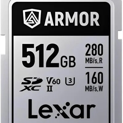 Cartão Memória Lexar Sd Xc 512gb 280mb/s Uhs-ii V60 Armor Silver Pro Lsdamsp512g-rnnng