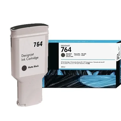 Cartucho 764 C1q16a Matte Black Designjet 300ml Fora Da Cx