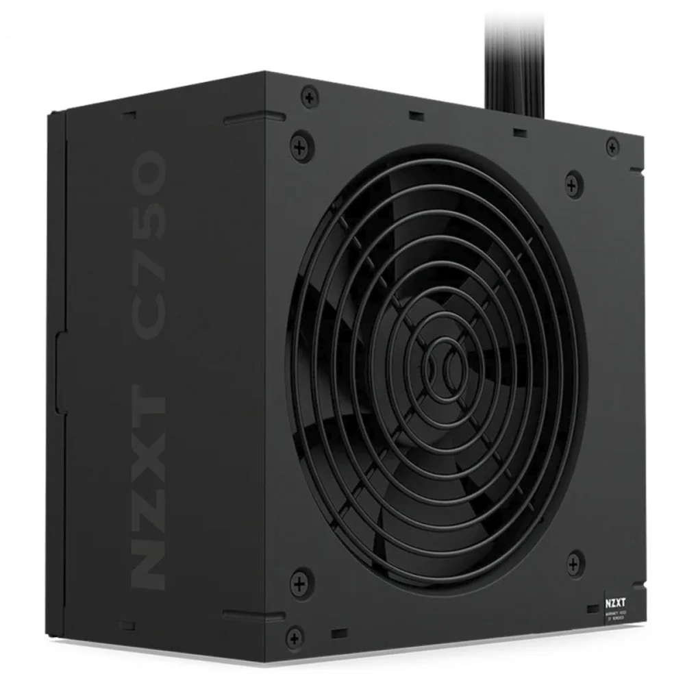 Fonte Nzxt C750 Bronze, 750w, 80 Plus Bronze, Pfc Ativo, Atx 3.1, Preto, Pa-7b3bb-us Fonte Nzxt C750 Bronze, 750w, 80 Plus Bronze, Pfc Ativo, Atx 3.1, Preto, Pa-7b3bb-us