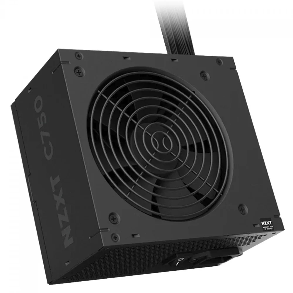 Fonte Nzxt C750 Bronze, 750w, 80 Plus Bronze, Pfc Ativo, Atx 3.1, Preto, Pa-7b3bb-us Fonte Nzxt C750 Bronze, 750w, 80 Plus Bronze, Pfc Ativo, Atx 3.1, Preto, Pa-7b3bb-us