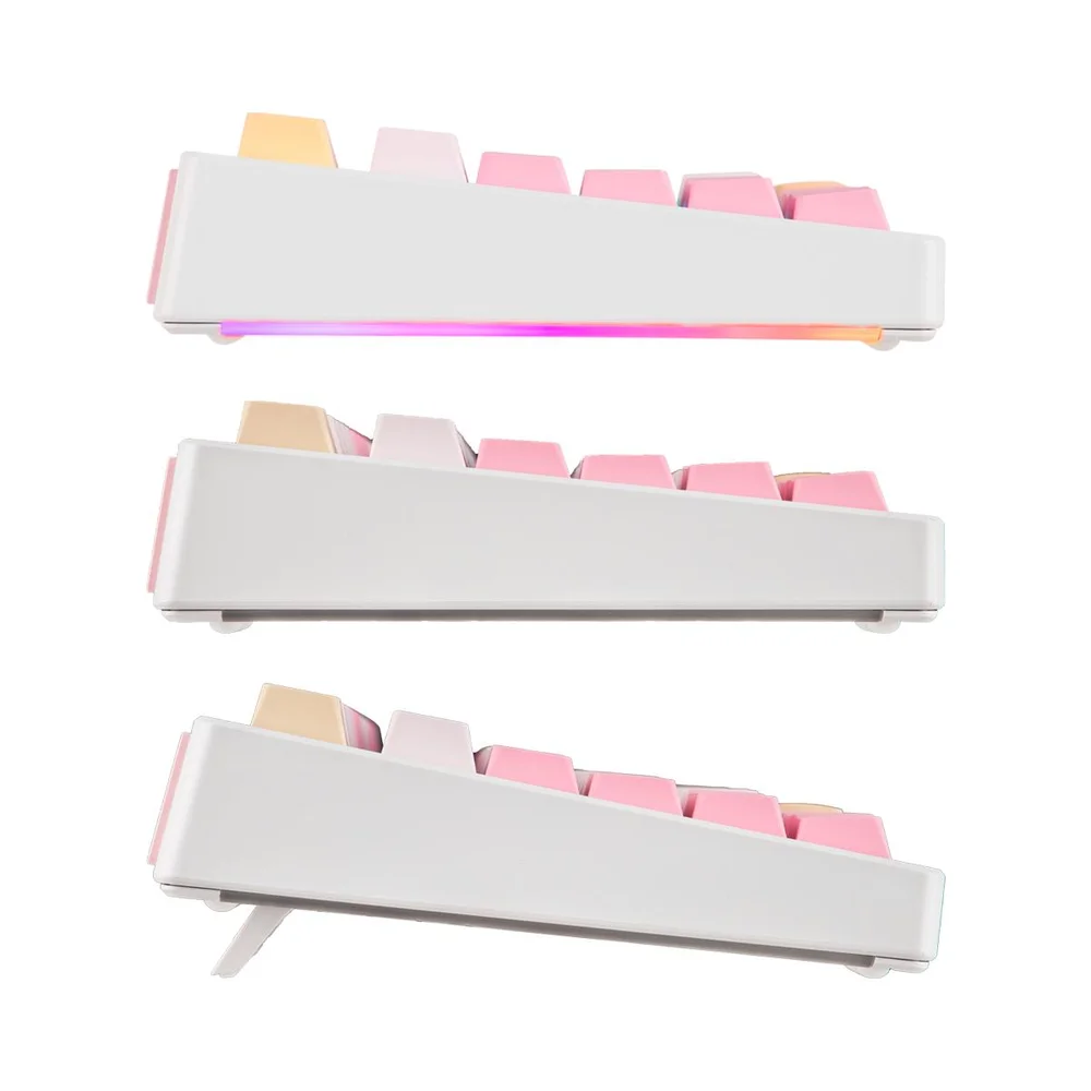 Imagem 4 de 5 do produto Teclado Gamer Epomaker Th108 Mecânico Sea Salt Silencioso Usb-c