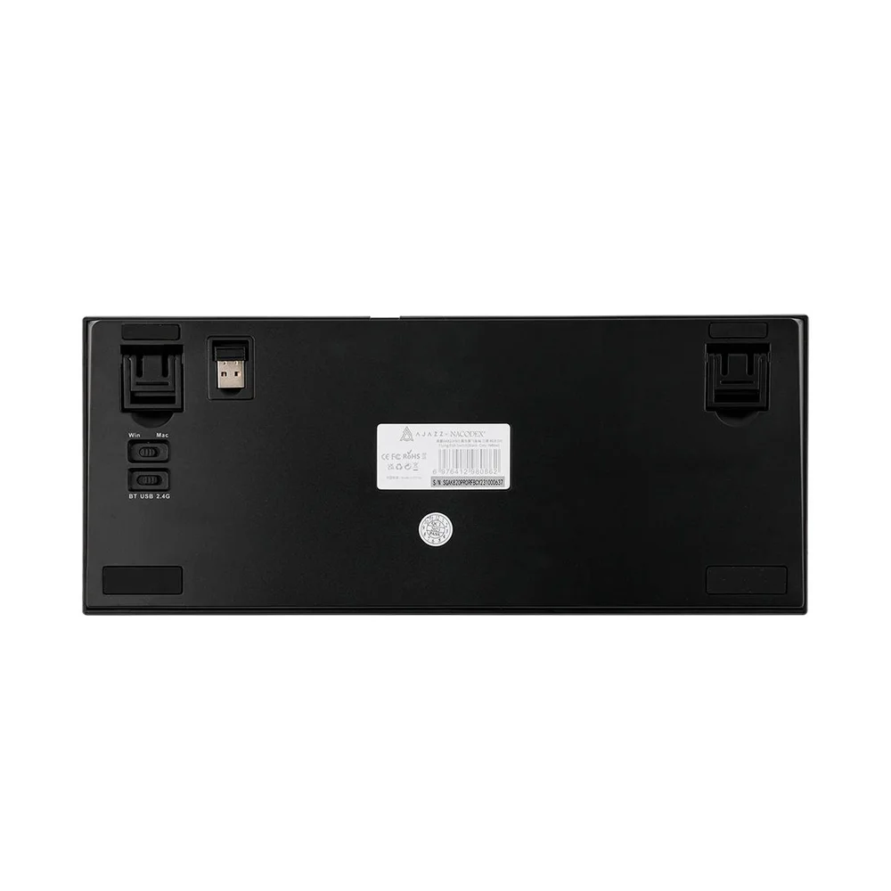 Imagem 2 de 5 do produto Teclado Gamer Ajazz Ak820 Pro Tela Tft Botão Rotativo RGB