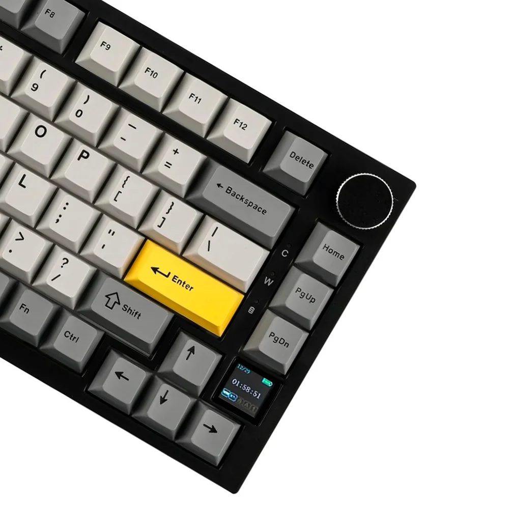 Imagem 4 de 5 do produto Teclado Gamer Ajazz Ak820 Pro Tela Tft Botão Rotativo RGB