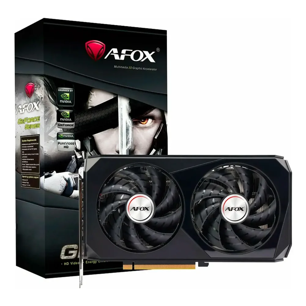 Placa De Video Gpu 4gb Gtx 1650 Dual Fan Gddr6 128 Bits Afox- Af1650-4096d6h7-v2 Placa De Video Gpu 4gb Gtx 1650 Dual Fan Gddr6 128 Bits Afox- Af1650-4096d6h7-v2