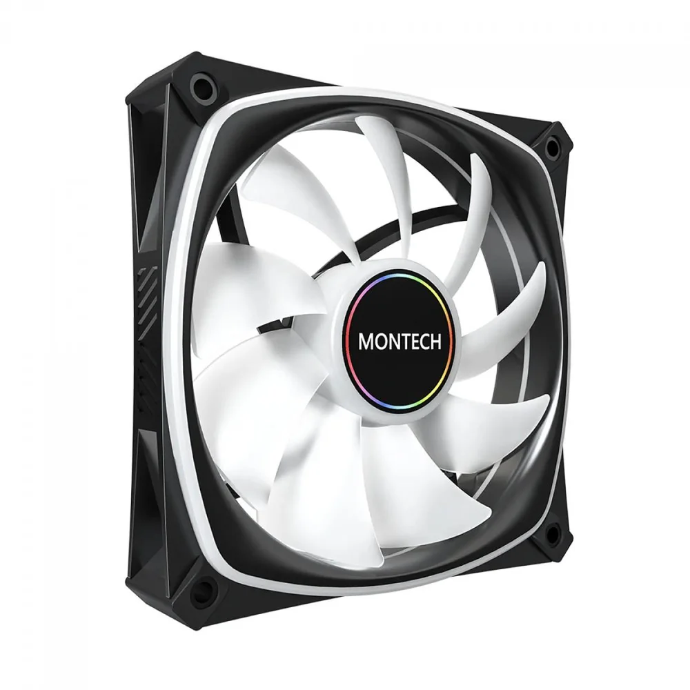 Imagem 4 de 5 do produto Cooler Para Gabinete Montech Ax120 Pro, ARGB, 120mm, Preto