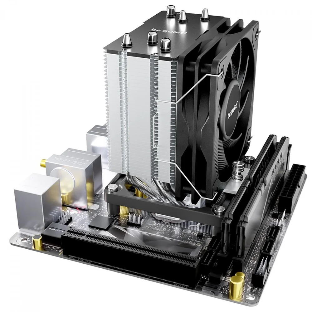 Imagem 5 de 5 do produto Cooler Para Processador Be Quiet Pure Rock Slim 3, 100mm, Intel/amd, Preto, Bk047