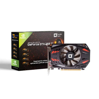 Placa De Vídeo Leadertech Geforce Gtx 750 Ti 4gb GDDR5 128 Bits - Pv-lt-gtx750ti-4g-d5