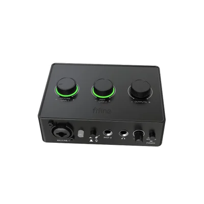 Interface De Áudio Fifine Sc1 Ampli 1, Usb, Entrada Xlr E Instrumento, Phantom Power 48v, Monitoramento Direto, Para Podcast E Streaming - Preto