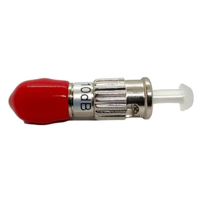 Atenuador Óptico St-upc Fixo 10db Fibra Óptica Monomodo Sc/st Conector Alta Precisão Rede Ftth Telecom