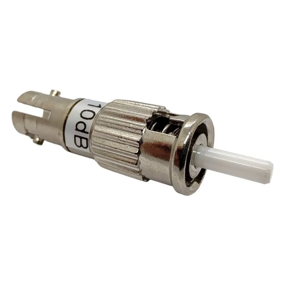 Imagem 2 de 3 do produto Atenuador Óptico St-upc Fixo 10db Fibra Óptica Monomodo Sc/st Conector Alta Precisão Rede Ftth Telecom
