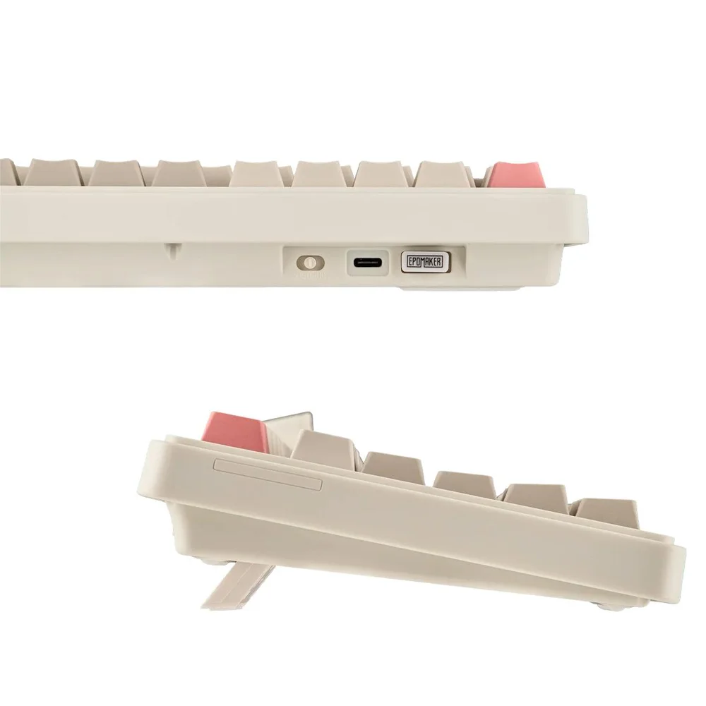 Imagem 3 de 5 do produto Teclado Gamer Epomaker Rt82  75% Mini Tela Usb Wireless RGB