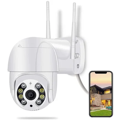 Câmera De Segurança Wi-fi Ptz Full Hd 1080p Ip66 Visão Noturna Abq-a8