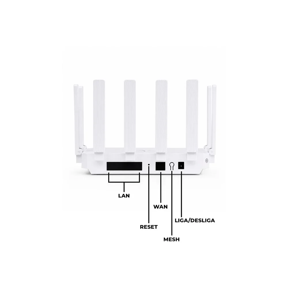 Imagem 4 de 5 do produto Roteador Wireless Wifi 6 Ax Alta Performance Rede Doméstica