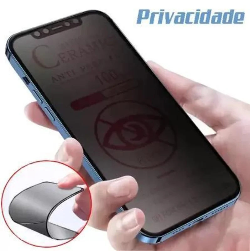 Kit Com 3un Película Privacidade Fosca 9d Para Moto Edge 70 Fusion 5g