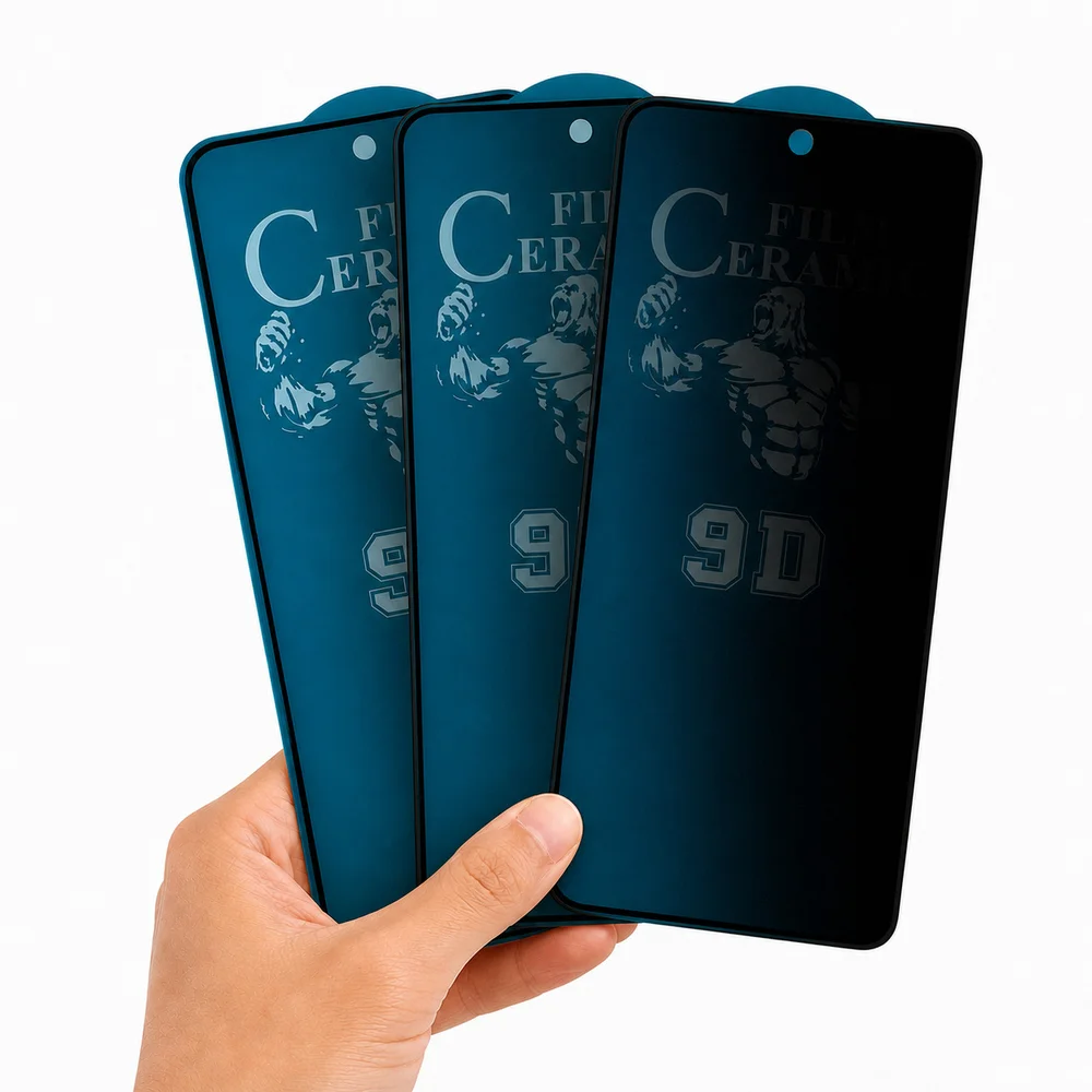 Kit Com 3un Película Privacidade Fosca 9d Para Moto Edge 70 Fusion 5g