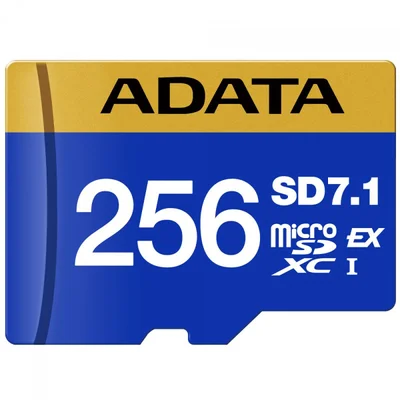Cartão De Memória Express Adata Premier Extreme Microsdxc Sd7.1, 256gb, Classe 10, Ud256gex3l1-c