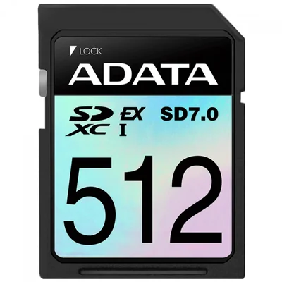 Cartão De Memória Adata Premier Extreme Sdxc Sd 7.0, 512gb, Asd512gex3l1-c