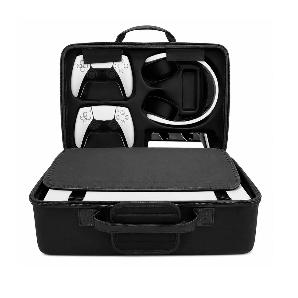 Case Portátil Para Playstation 5 Estrutura Rígida Com Alça De Mão