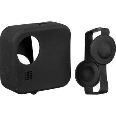 Case De Silicone Para Gopro Max 360 Com Tampa Para Lentes - Telesin