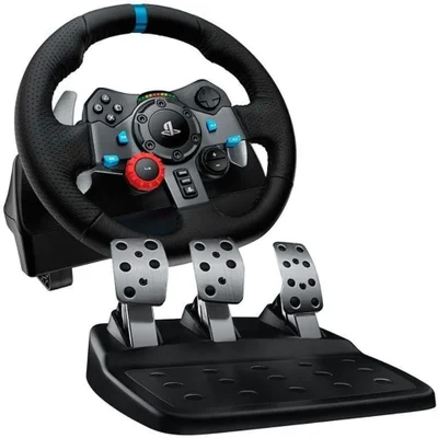 Volante Logitech G29 Driving Force Para Ps5, Ps4, Ps3 E PC