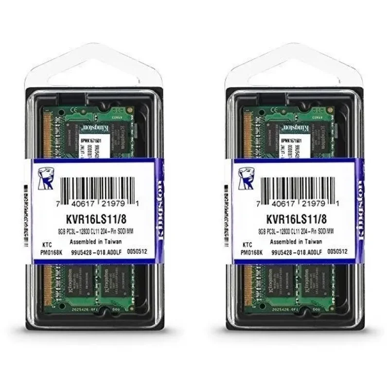 Kit 2 Memória Ram Kingston 8GB Ddr3l 1600mhz Kvr16ls11/8 1.35v So-dimm – Notebook Kit 2 Memória Ram Kingston 8GB Ddr3l 1600mhz Kvr16ls11/8 1.35v So-dimm – Notebook