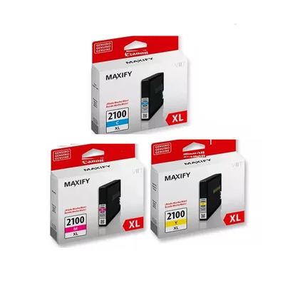Kit 3 Cartuchos Para Canon Pg-2100xl Pg 2100xl | Maxify Mb53
