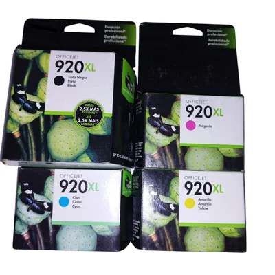 Kit 6 Cartuchos 920xl Preto E Coloridos 6000 6500 7500