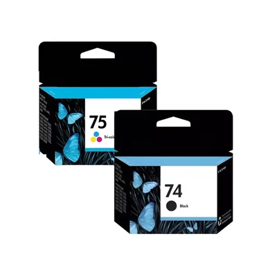 Kit Cartucho 74 Cb335w Preto 75 Colorido Cb337w Lacrados