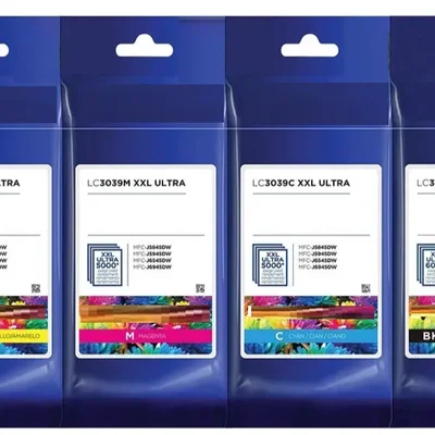 Kit 4 Cartuchos Lc3039xxl Ultra J5845d J5945d J6545d J6945d