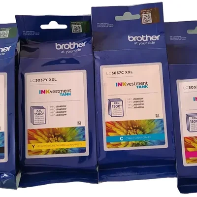 Kit 4 Cartuchos Lc3037 Lc3037bk J5845 J6545 Mfc-j6945dw