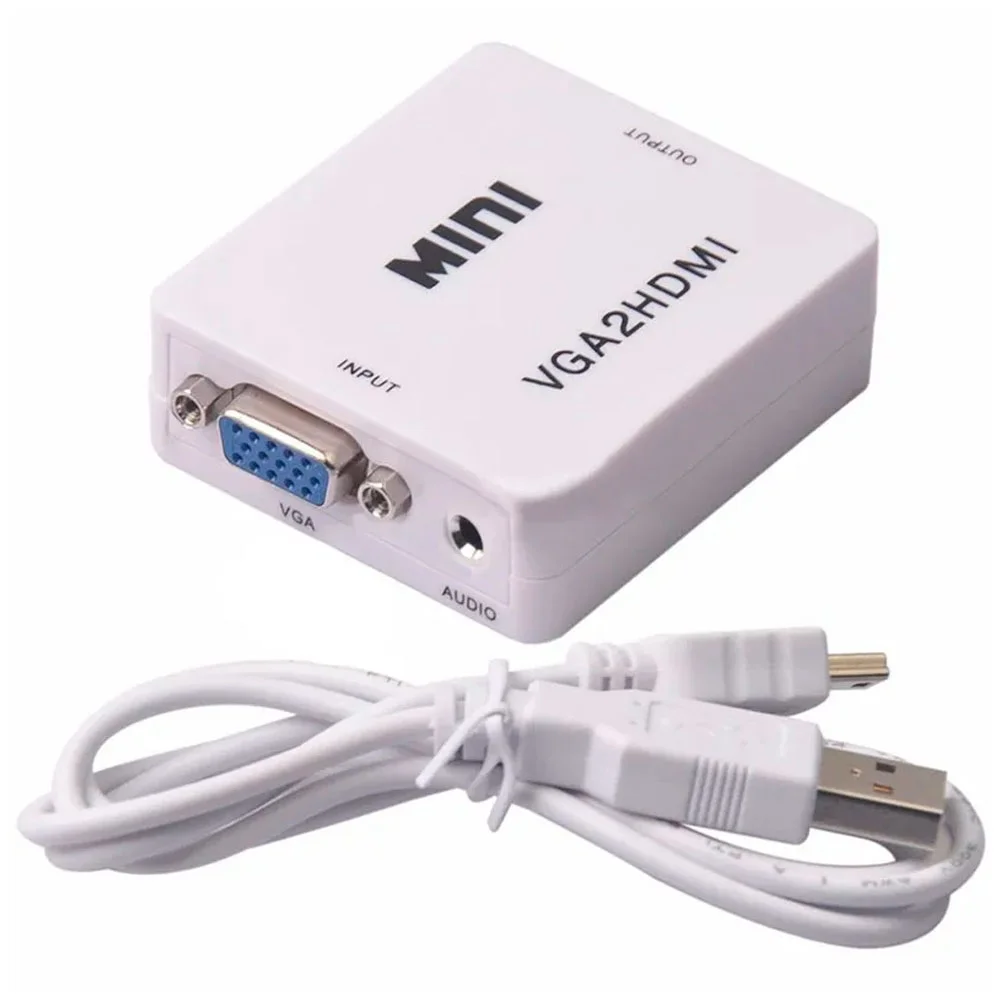 Imagem 2 de 2 do produto Adaptador Conversor HDMI P/ Vga Full Hd HDMI2vga