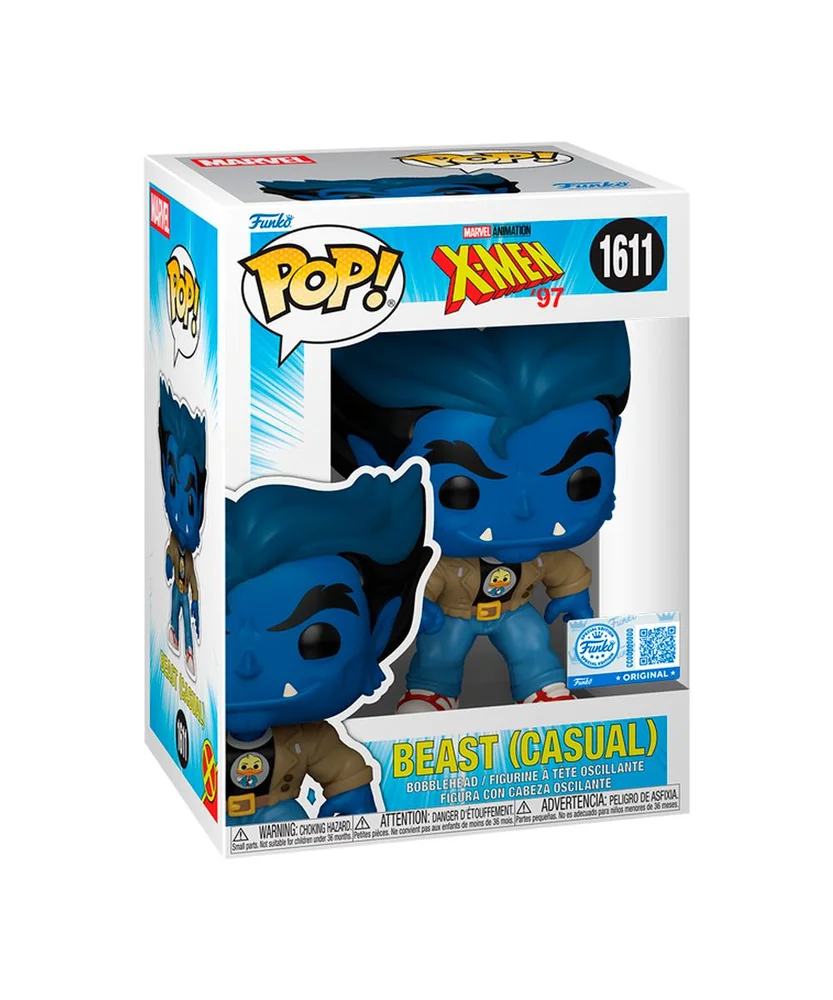 Imagem 2 de 3 do produto Boneco Funko Pop! Marvel X-men '97 - Fera Em Traje Casual