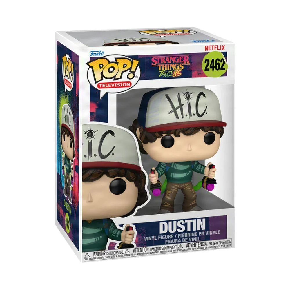 Imagem 2 de 3 do produto Boneco Funko Pop! Stranger Things: Historias De 85 - Dustin