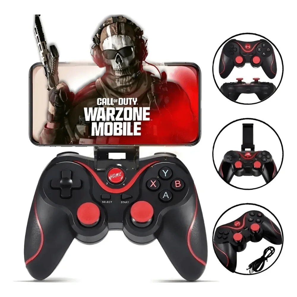 Imagem 2 de 4 do produto Controle Gamepad Bluetooth Al-g7 K Android Ios PC Cor Preto
