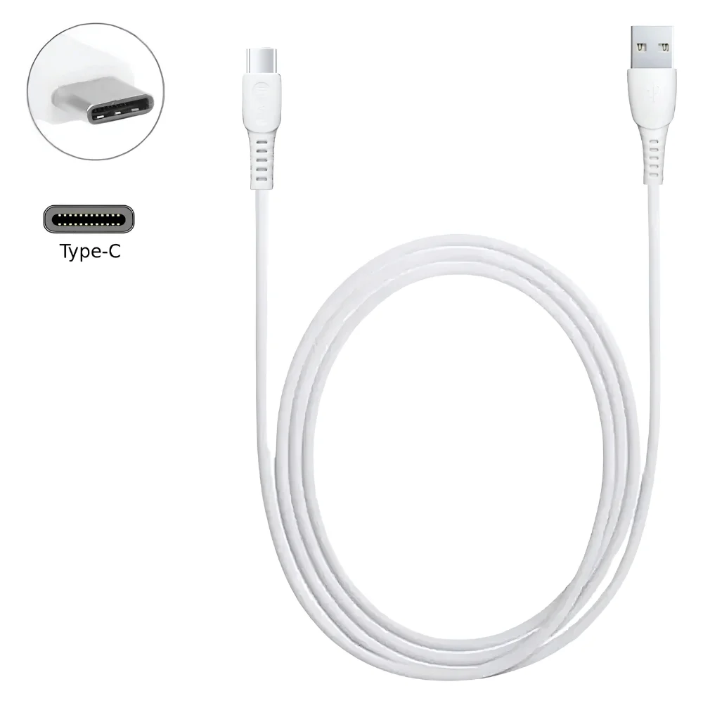 Imagem 2 de 4 do produto Carregador Rápido Inova 3.1a 2 Usb Cabo Usb-c 1m Branco Car-12722c